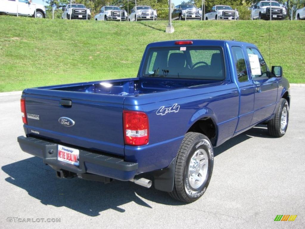 Vista Blue Metallic 2011 Ford Ranger XLT SuperCab 4x4 Exterior Photo #37889032