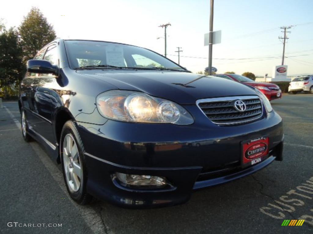 2006 Corolla S - Indigo Ink Pearl / Dark Charcoal photo #1