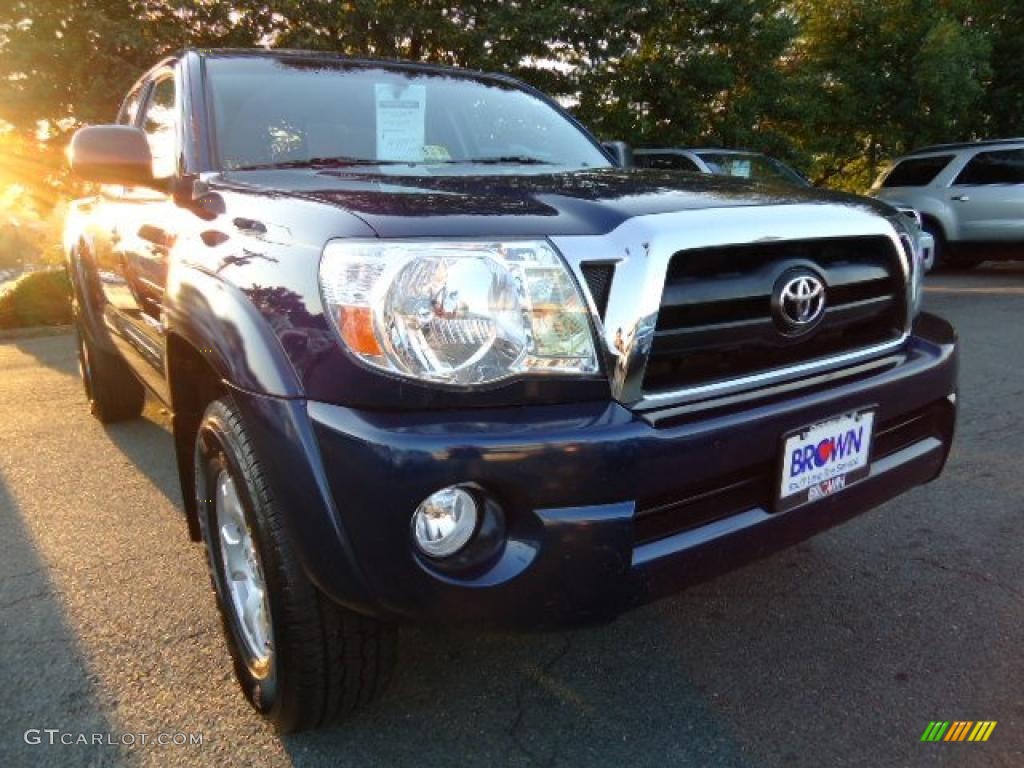 2008 Tacoma V6 TRD  Access Cab 4x4 - Indigo Ink Pearl / Graphite Gray photo #1