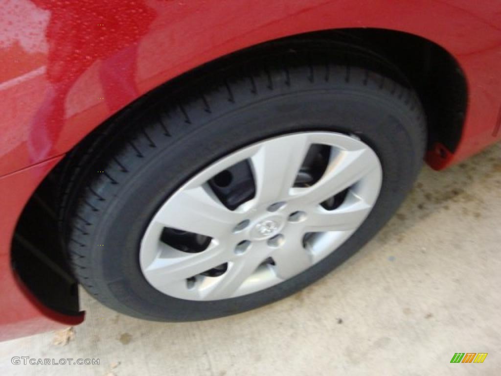 2011 Camry LE - Barcelona Red Metallic / Bisque photo #7