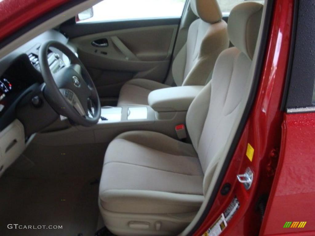 2011 Camry LE - Barcelona Red Metallic / Bisque photo #8