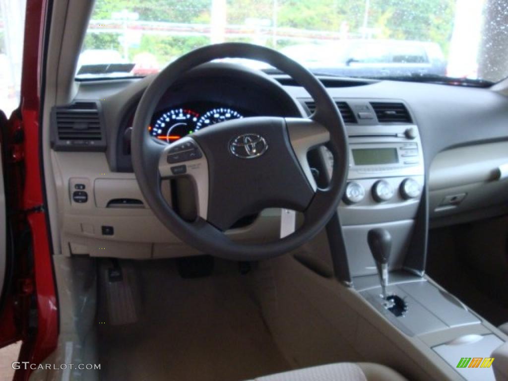 2011 Camry LE - Barcelona Red Metallic / Bisque photo #10