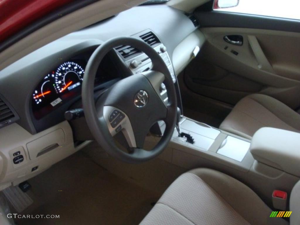 2011 Camry LE - Barcelona Red Metallic / Bisque photo #12