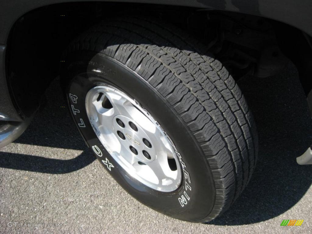 2004 Silverado 1500 LS Regular Cab 4x4 - Dark Gray Metallic / Dark Charcoal photo #10