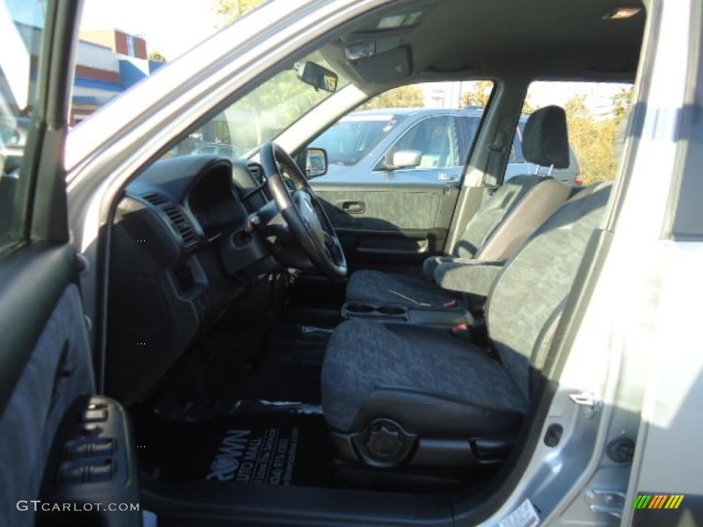 2003 CR-V LX 4WD - Satin Silver Metallic / Black photo #5