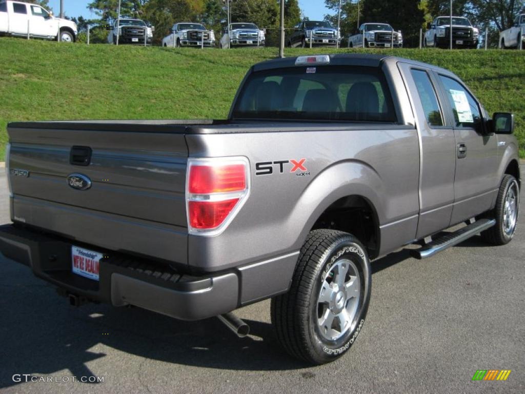 2010 F150 STX SuperCab 4x4 - Sterling Grey Metallic / Medium Stone photo #6