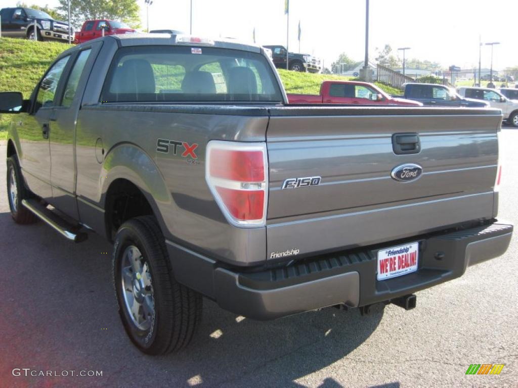 2010 F150 STX SuperCab 4x4 - Sterling Grey Metallic / Medium Stone photo #8