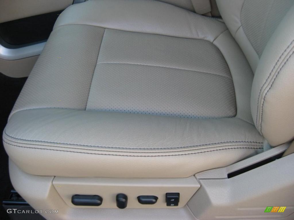 2010 F150 Lariat SuperCrew 4x4 - Red Candy Metallic / Tan photo #12