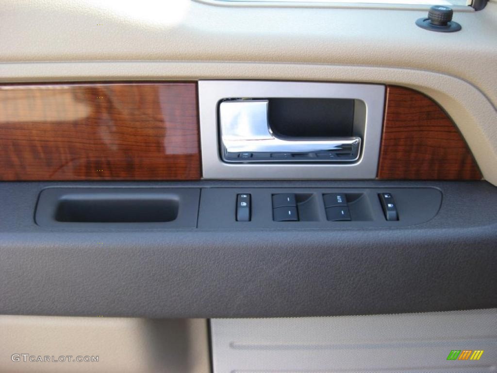 2010 F150 Lariat SuperCrew 4x4 - Red Candy Metallic / Tan photo #13