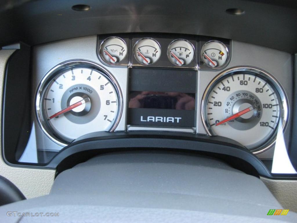 2010 Ford F150 Lariat SuperCrew 4x4 Gauges Photo #37893472