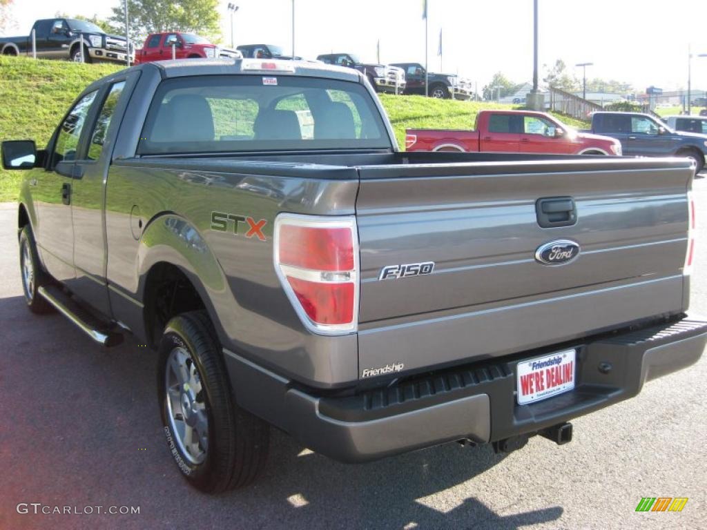 2010 F150 STX SuperCab - Sterling Grey Metallic / Medium Stone photo #8