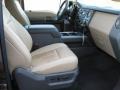 Adobe Two Tone Leather 2011 Ford F250 Super Duty Lariat SuperCab 4x4 Interior Color