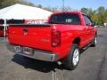 2007 Flame Red Dodge Ram 1500 SLT Quad Cab 4x4  photo #4