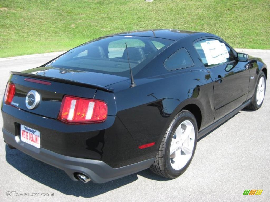 2011 Mustang GT Premium Coupe - Ebony Black / Charcoal Black photo #6