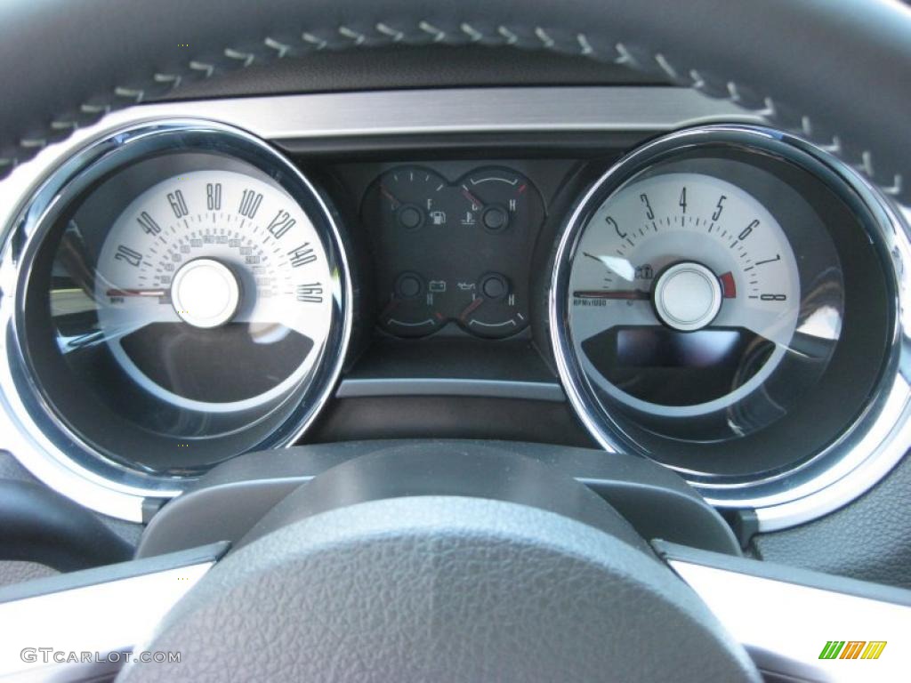 2011 Ford Mustang GT Premium Coupe Gauges Photo #37895492