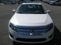 2011 White Platinum Tri-Coat Ford Fusion SEL V6  photo #3