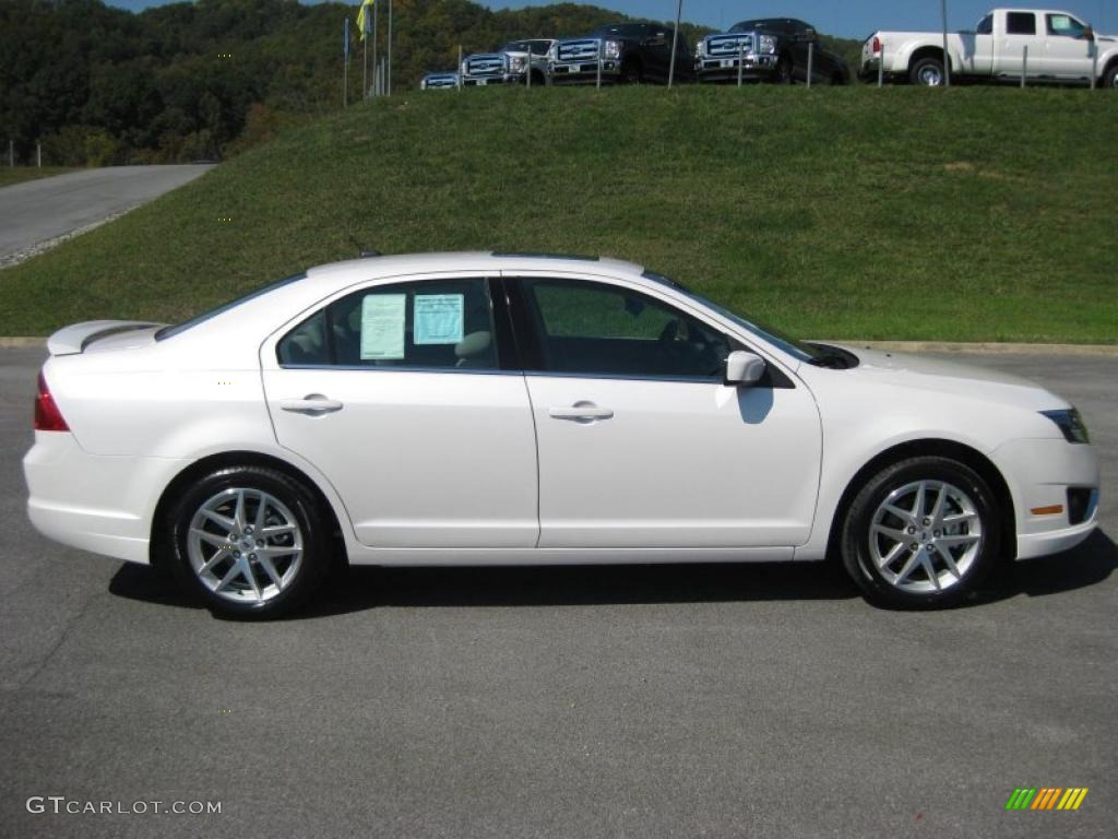 White Platinum Tri-Coat 2011 Ford Fusion SEL V6 Exterior Photo #37895632