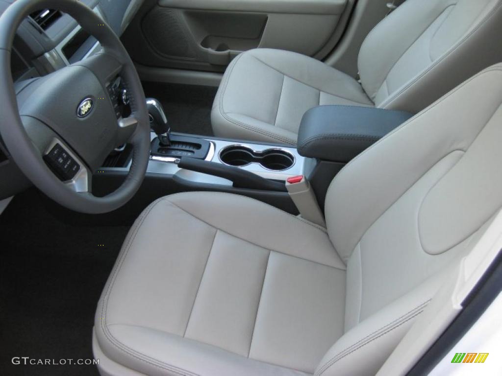Medium Light Stone Interior 2011 Ford Fusion SEL V6 Photo #37895660