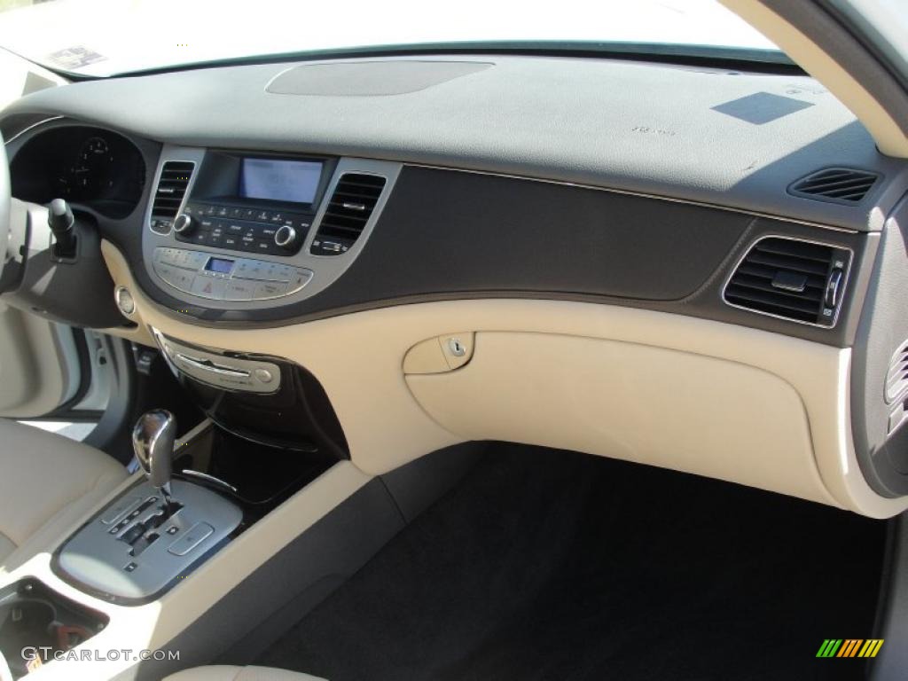2009 White Satin Pearl Hyundai Genesis 3 8 Sedan 37896354