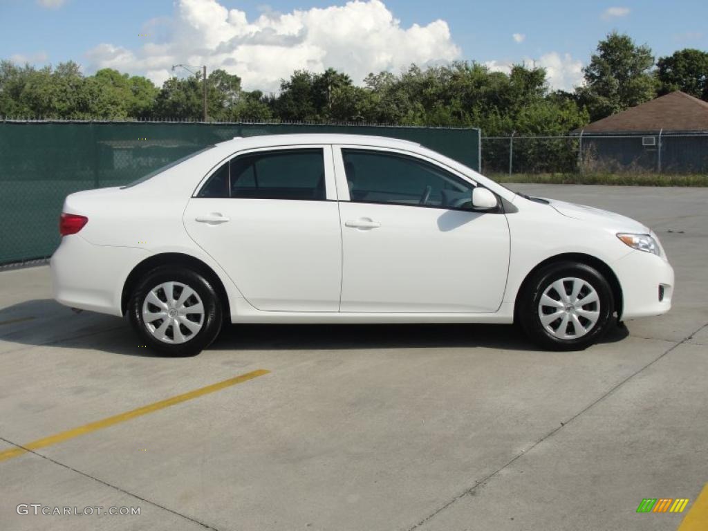 Super White 2009 Toyota Corolla LE Exterior Photo #37897971