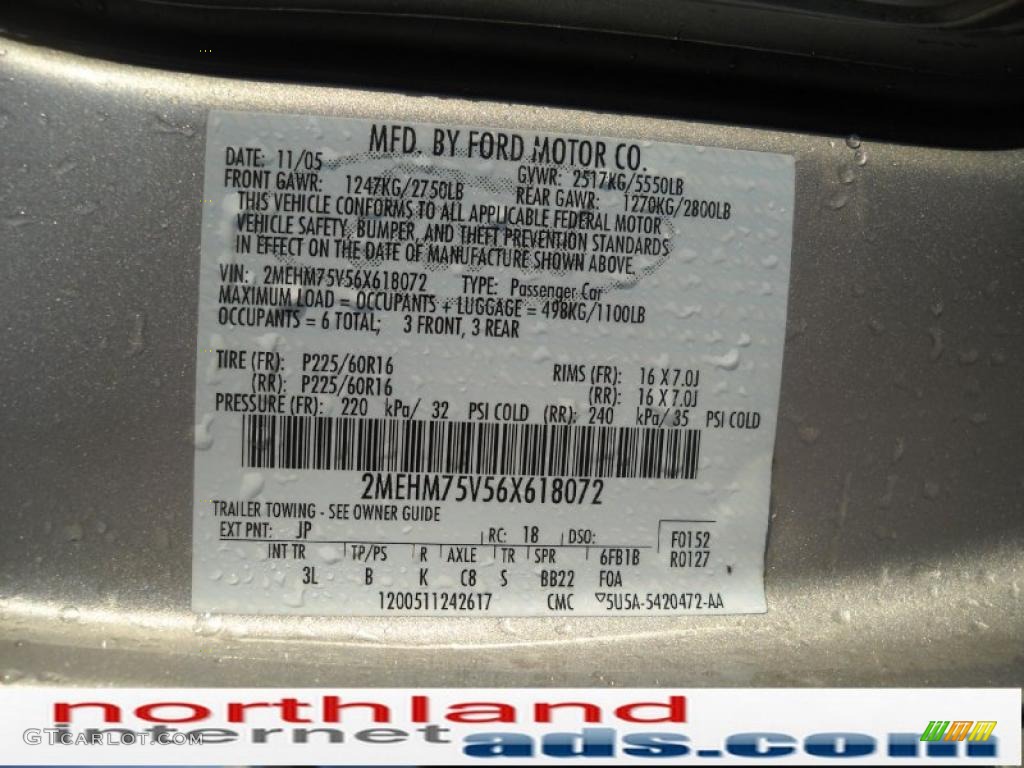 2006 Grand Marquis LS - Silver Birch Metallic / Medium Light Stone photo #12