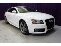 2009 Ibis White Audi A5 3.2 quattro S Line Coupe  photo #1