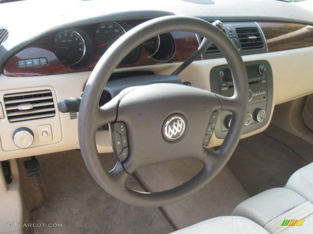 2007 Buick Lucerne CX Cocoa/Shale Steering Wheel Photo #37901903