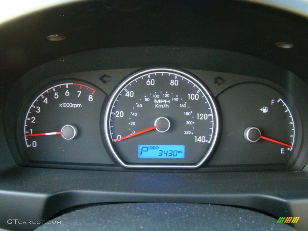 2010 Hyundai Elantra GLS Gauges Photo #37901979