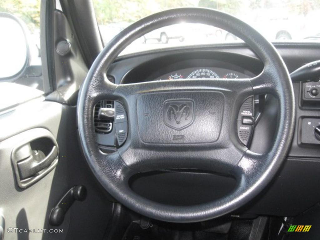 2003 Dodge Ram Van 1500 Passenger Dark Slate Gray Steering Wheel Photo #37902239