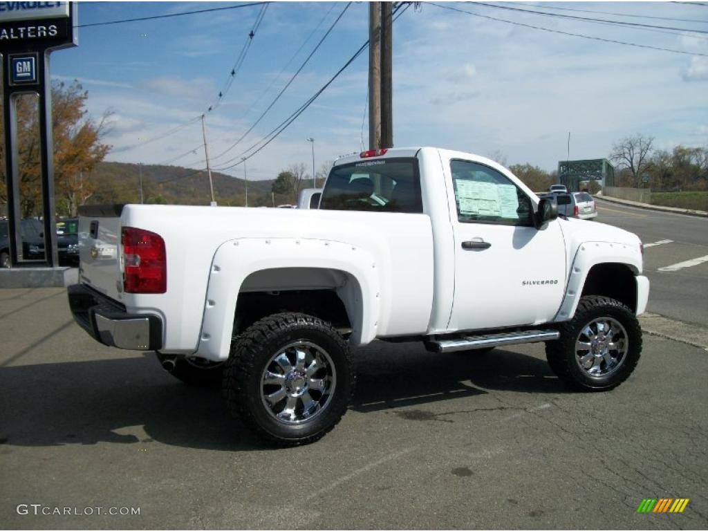 2011 Silverado 1500 LS Regular Cab 4x4 - Summit White / Dark Titanium photo #33