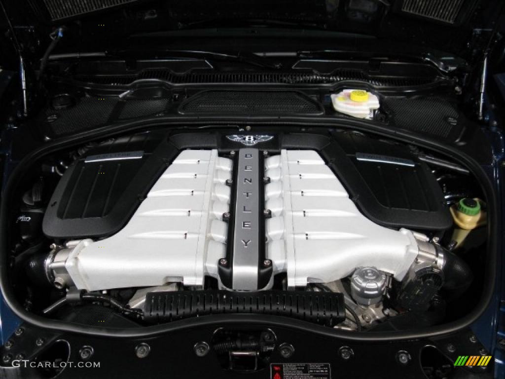 2008 Bentley Continental Flying Spur Standard Continental Flying Spur Model 6.0L Twin-Turbocharged DOHC 48V VVT W12 Engine Photo #37902251