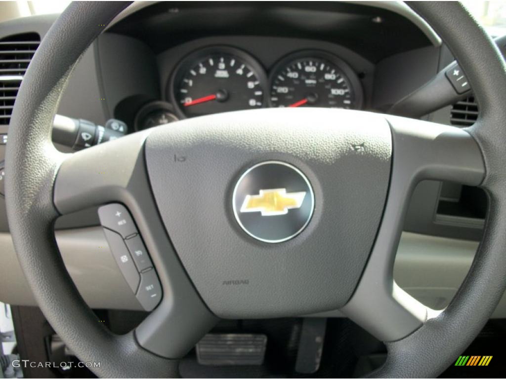 2011 Silverado 1500 LS Regular Cab 4x4 - Summit White / Dark Titanium photo #45