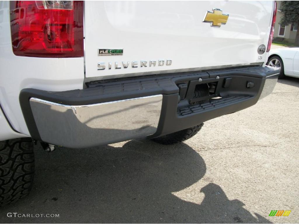 2011 Silverado 1500 LS Regular Cab 4x4 - Summit White / Dark Titanium photo #53