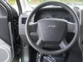 Pastel Slate Gray 2007 Jeep Patriot Sport 4x4 Steering Wheel