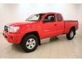 2005 Radiant Red Toyota Tacoma V6 TRD Access Cab 4x4  photo #3