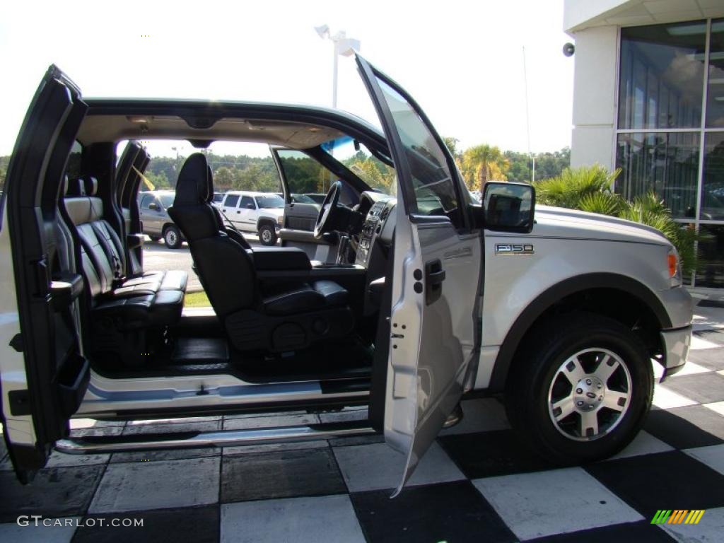 2005 F150 FX4 SuperCab 4x4 - Silver Metallic / Black photo #19