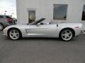 Blade Silver Metallic 2010 Chevrolet Corvette Convertible Exterior