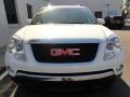 2010 Summit White GMC Acadia SLT AWD  photo #2