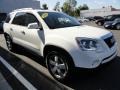 2010 Summit White GMC Acadia SLT AWD  photo #7