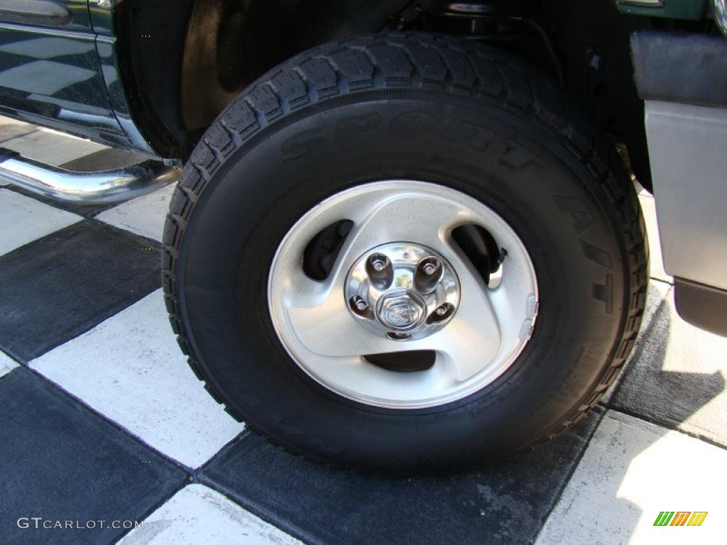 2001 Ram 1500 SLT Club Cab 4x4 - Forest Green Pearl / Mist Gray photo #31