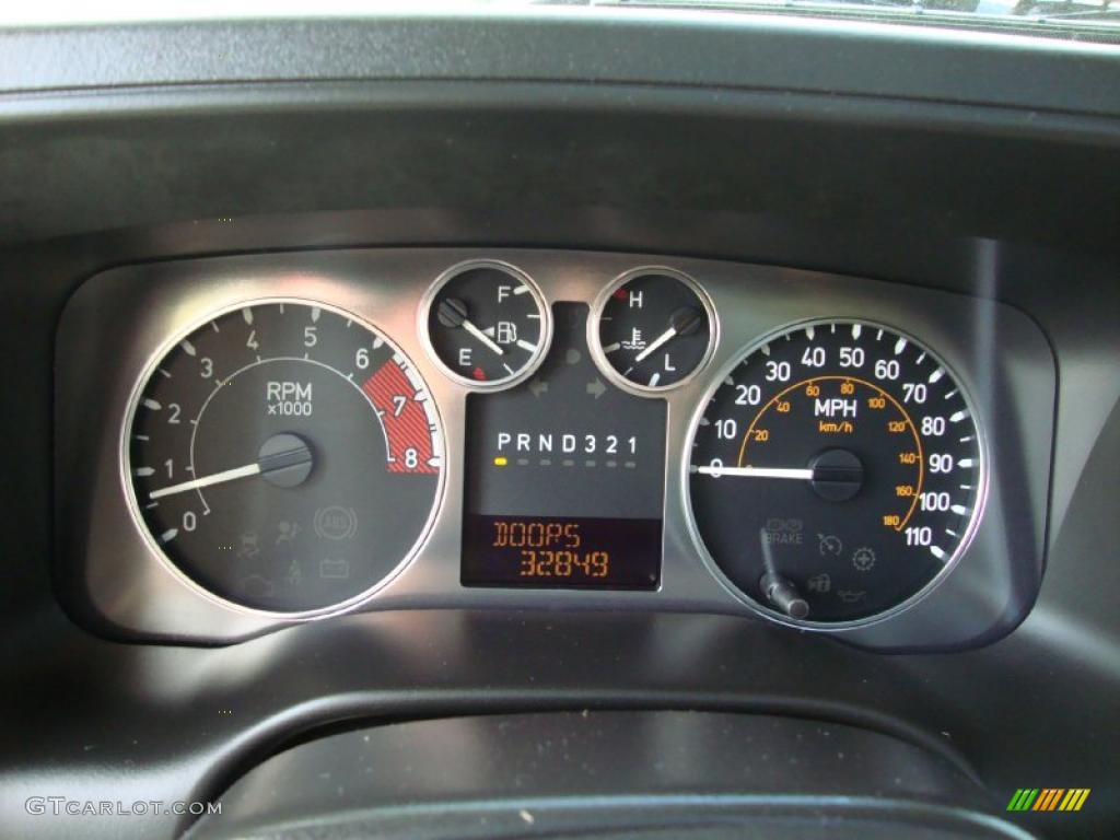 2008 Hummer H3 Standard H3 Model Gauges Photo #37907336