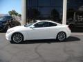 Moonlight White 2009 Infiniti G 37 S Sport Coupe Exterior
