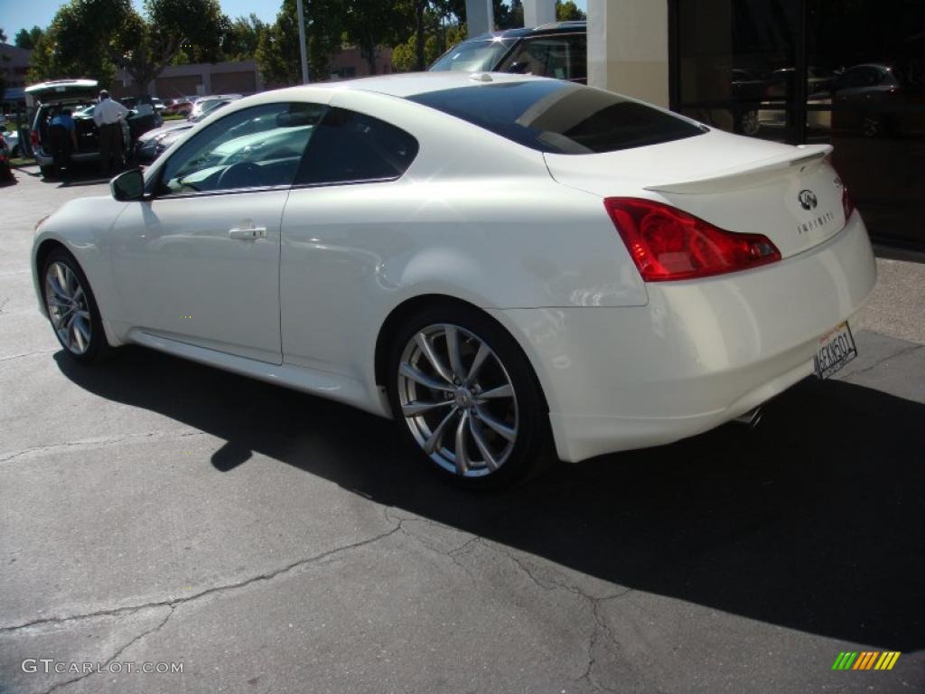 Moonlight White 2009 Infiniti G 37 S Sport Coupe Exterior Photo #37908564