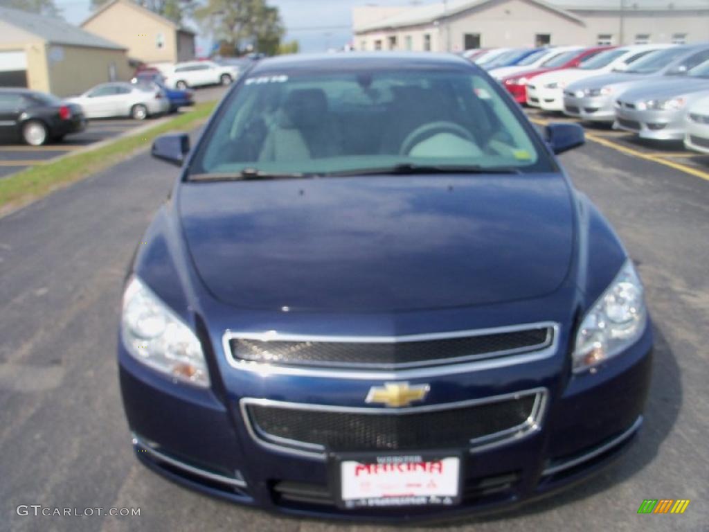 2008 Malibu LT Sedan - Imperial Blue Metallic / Titanium Gray photo #12