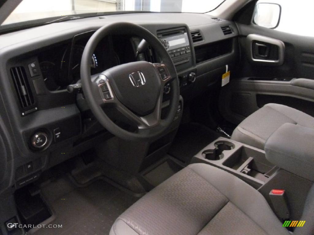 Gray Interior 2011 Honda Ridgeline RTS Photo #37910677
