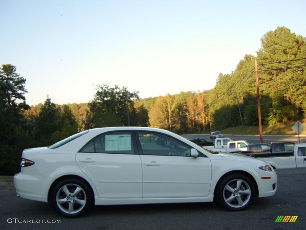 2007 MAZDA6 i Touring Sedan - Performance White / Beige photo #1