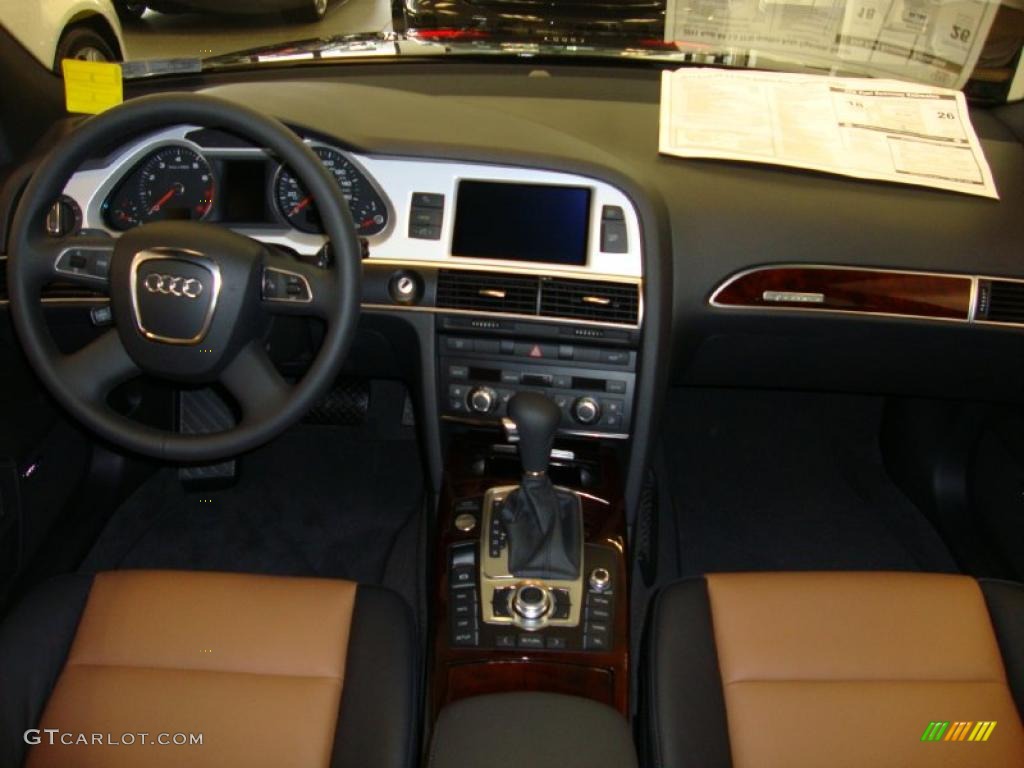 2011 Audi A6 3.0T quattro Sedan Amaretto/Black Dashboard Photo #37910785
