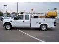 2008 Oxford White Ford F350 Super Duty XLT SuperCab Chassis  photo #8