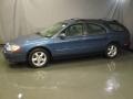 2002 Blue Metallic Ford Taurus SE Wagon  photo #3