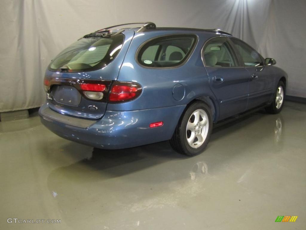 2002 Taurus SE Wagon - Blue Metallic / Medium Graphite photo #6